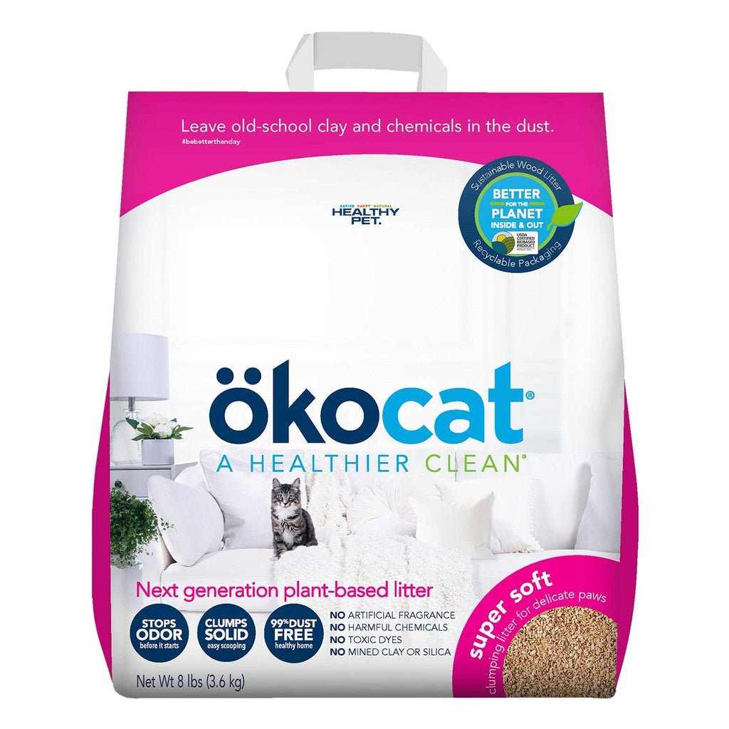 Super Soft Clumping Wood Cat Litter S496