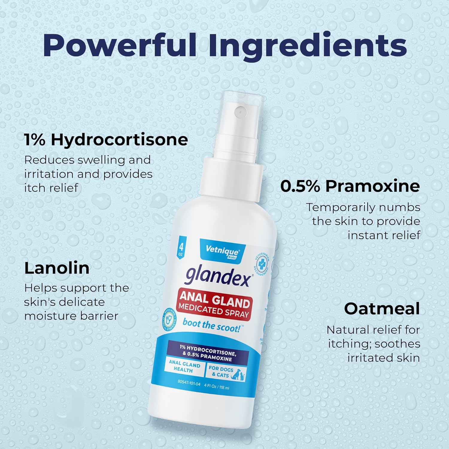 Medicated Dog Anal Gland Spray (4oz) S90394