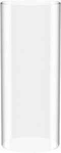 Clear Borosilicate Glass Candle Holder Diameter 6 Height 8 Z9393