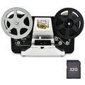 Black 8mm Super8 Roll Film Scanner with 2.4 inch LCD R1078