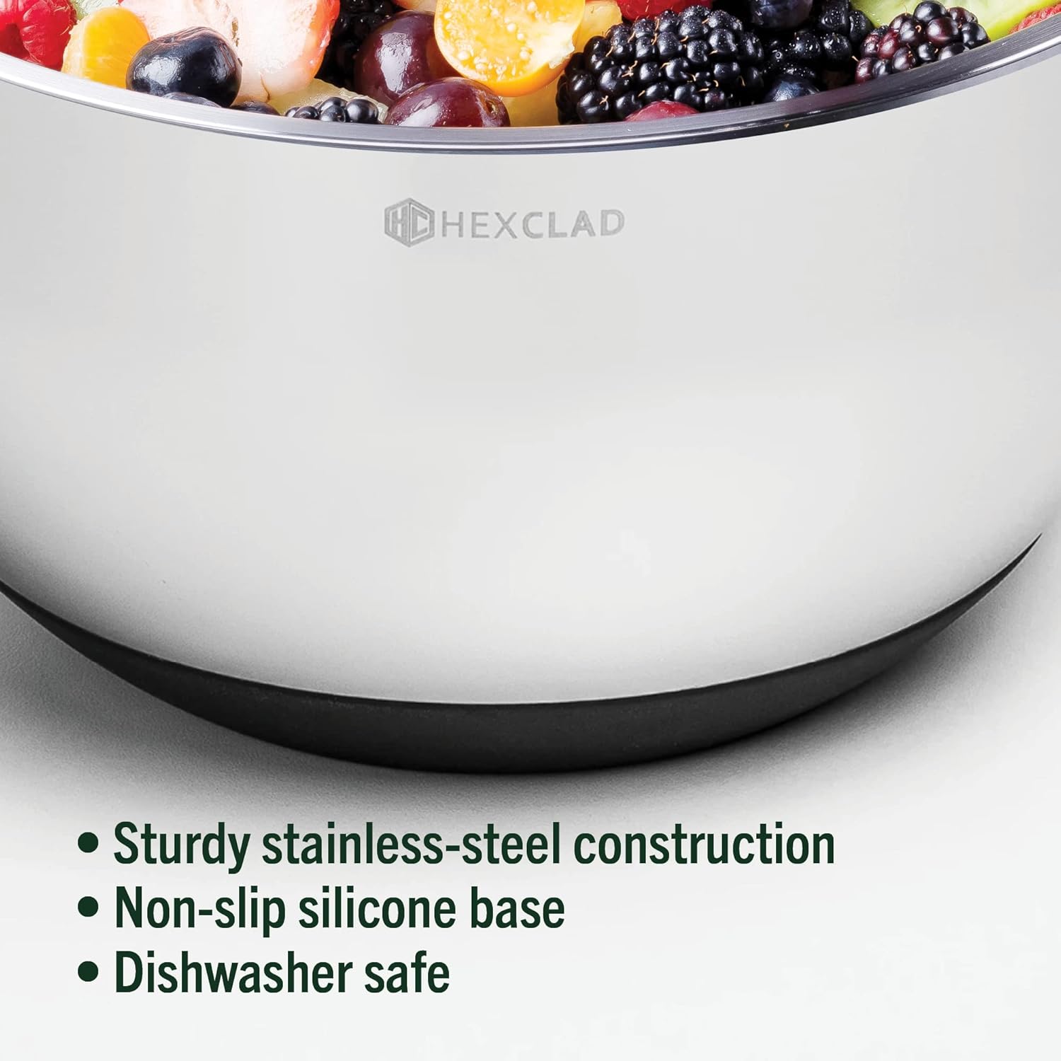 3-Piece Stainless Steel Mixing Bowl Set with Lids H850932