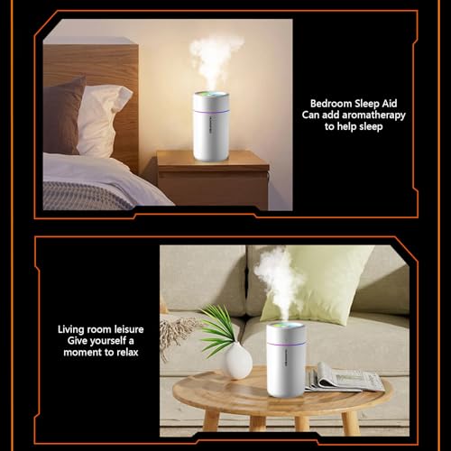 400ml Cool Mist USB Rechargeable Humidifier W375611