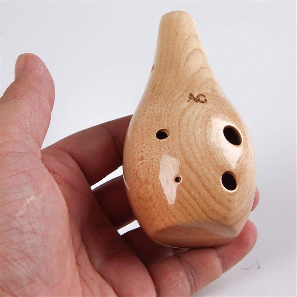 Solid Wood 6-hole Alto Ocarina F7429