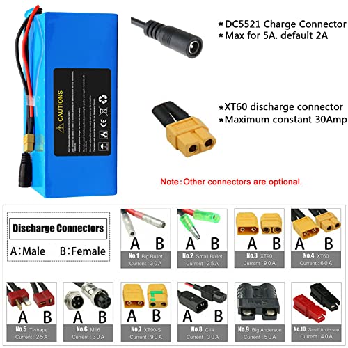 36V 48V Li-ion Ebike Battery Pack with 2A Charger R90324