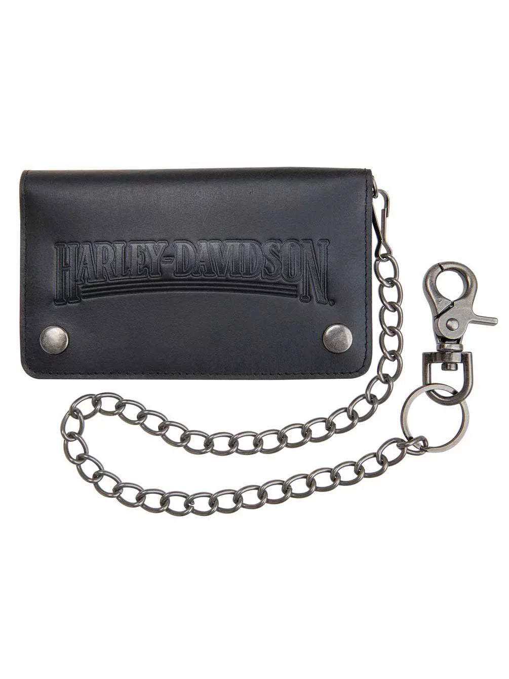 Men's Embossed Biker Leather Wallet M93923