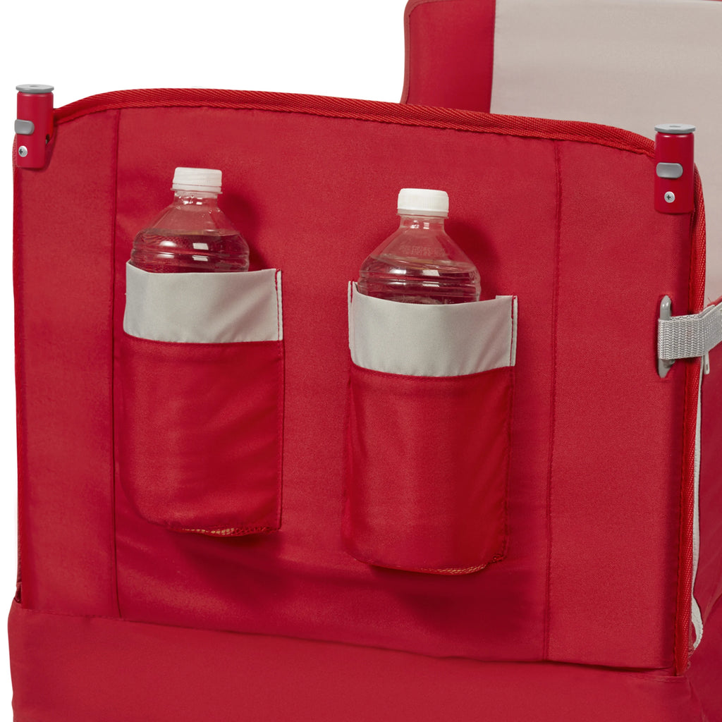 Red 3-in-1 Folding Kids Wagon with Canopy Q512