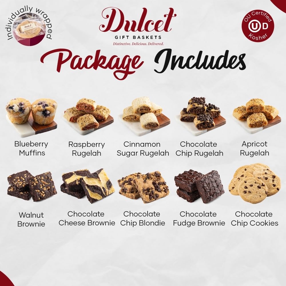 Freshly Baked Goods Sampler with Brownies, Muffins, and Chocolate Chip Cookies I318343