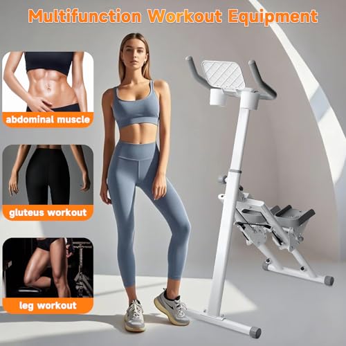 Folding Vertical Climber Exercise Stepper with Handle H934