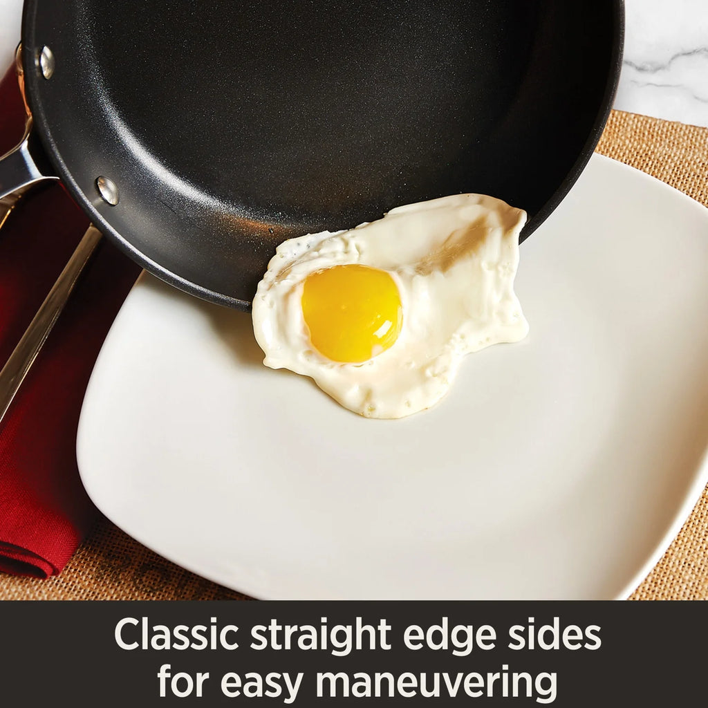 2 Piece Nonstick Hard Anodized Fry Pan Set, 10 & 12 inch E83110