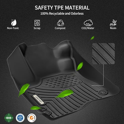 TPE Floor Mats for Toyota Camry 2024-2018 (FWD ONLY, Not for Hybrid) T722