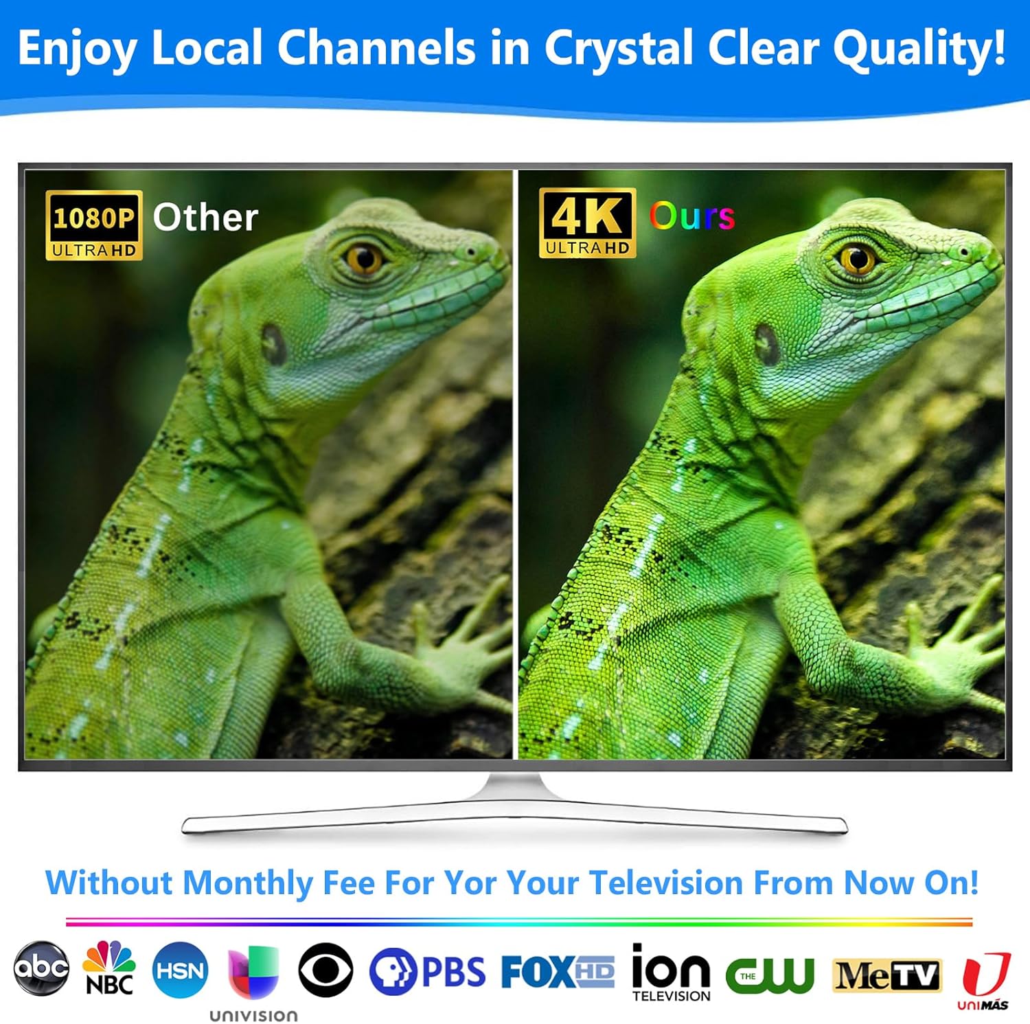 Digital TV Antenna with 25ft Coaxial Cable N92682