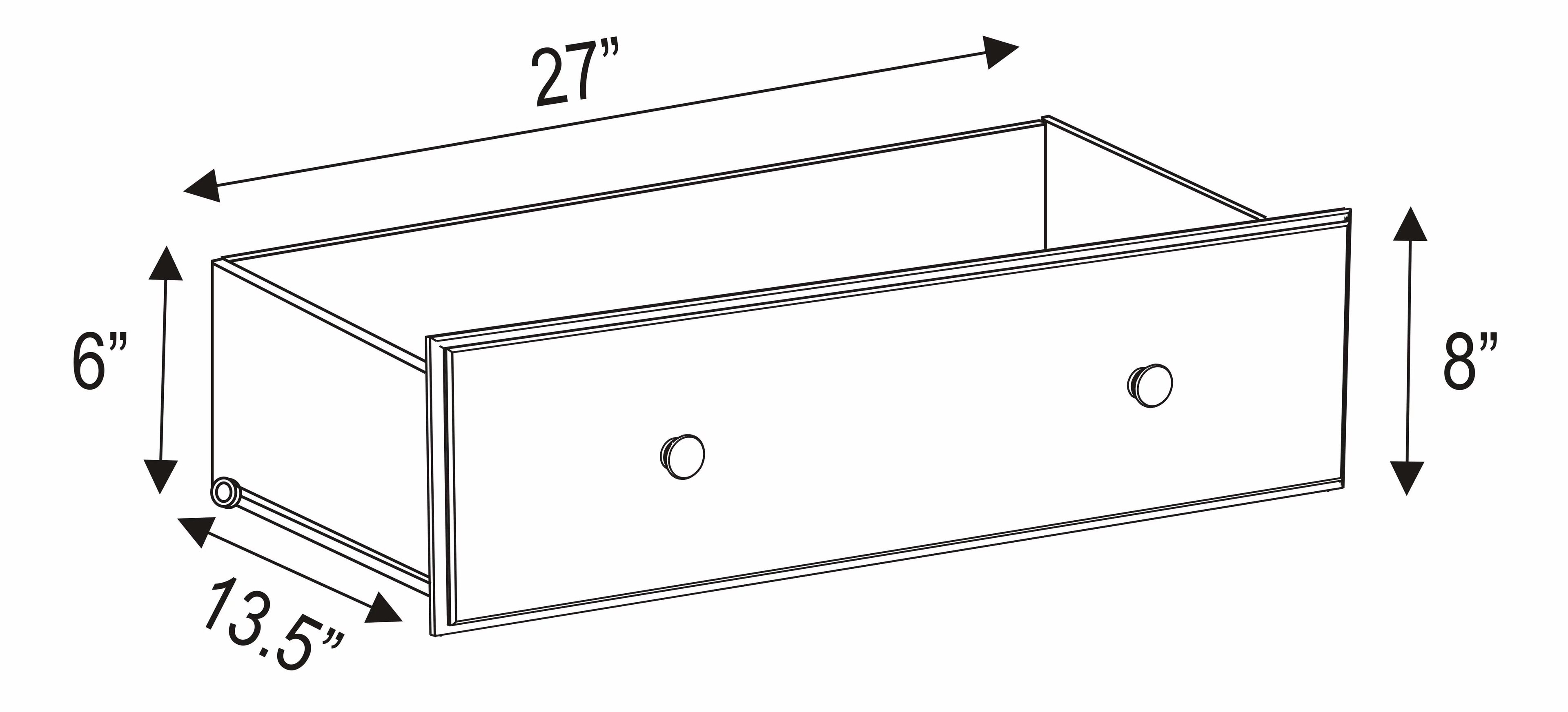5-Drawer Solid Wood Chest Y32777