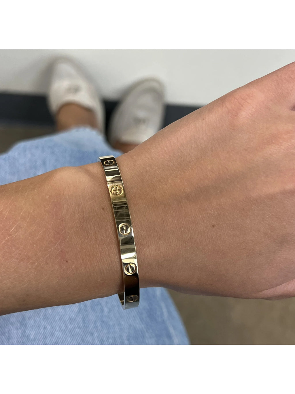 18K Rose Gold Bangle K759