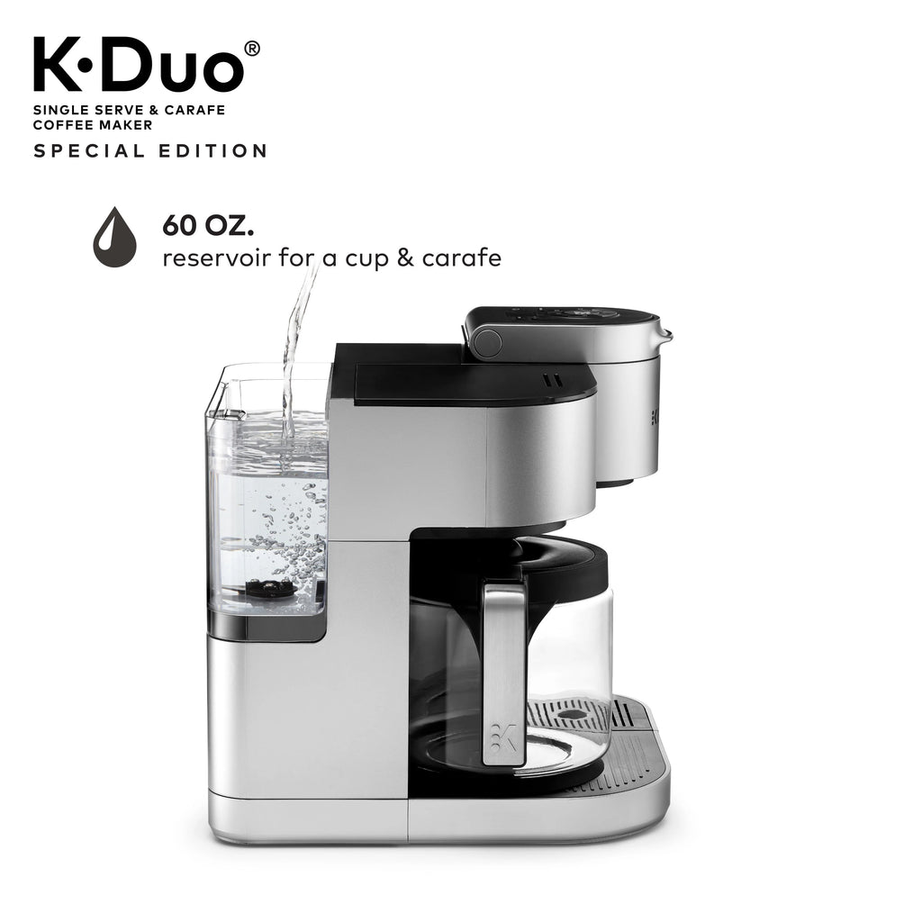 Silver Single Serve & Carafe Coffee Maker N978