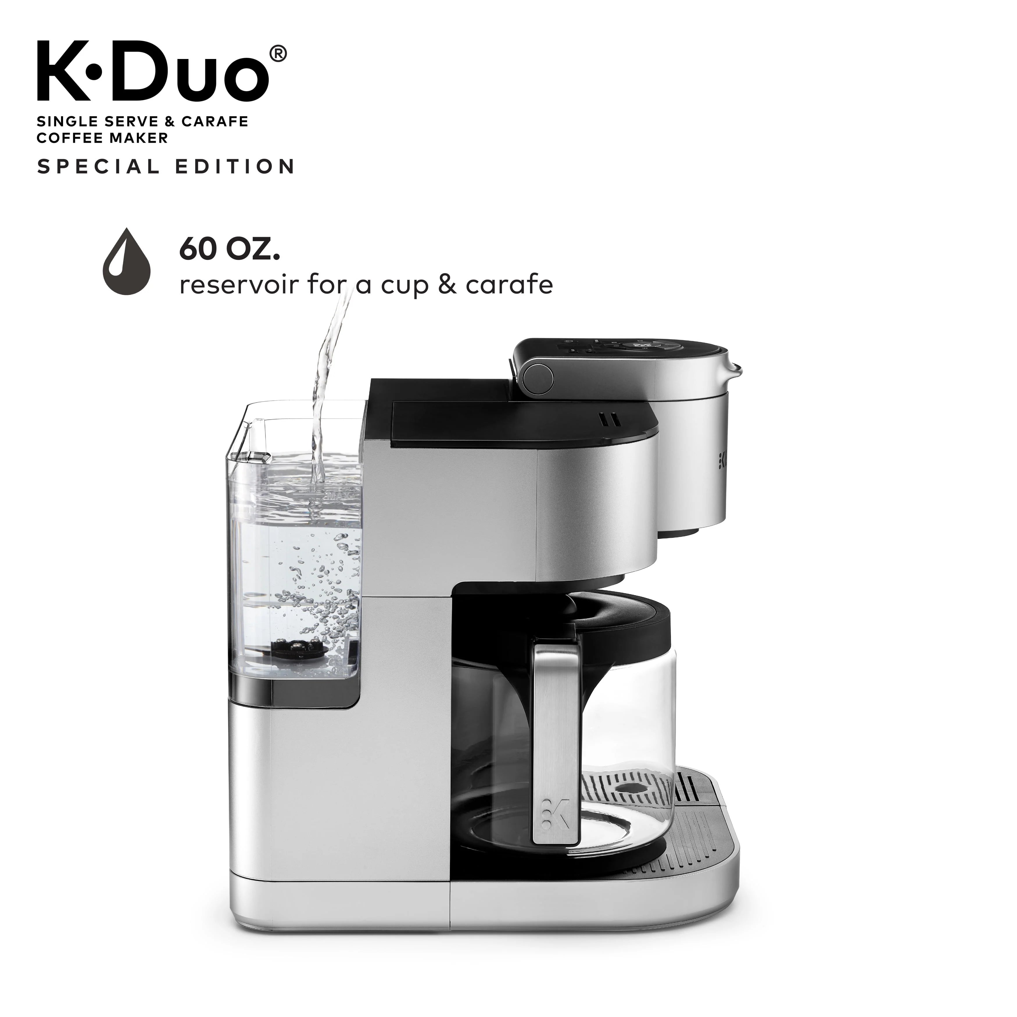 Silver Single Serve & Carafe Coffee Maker N978