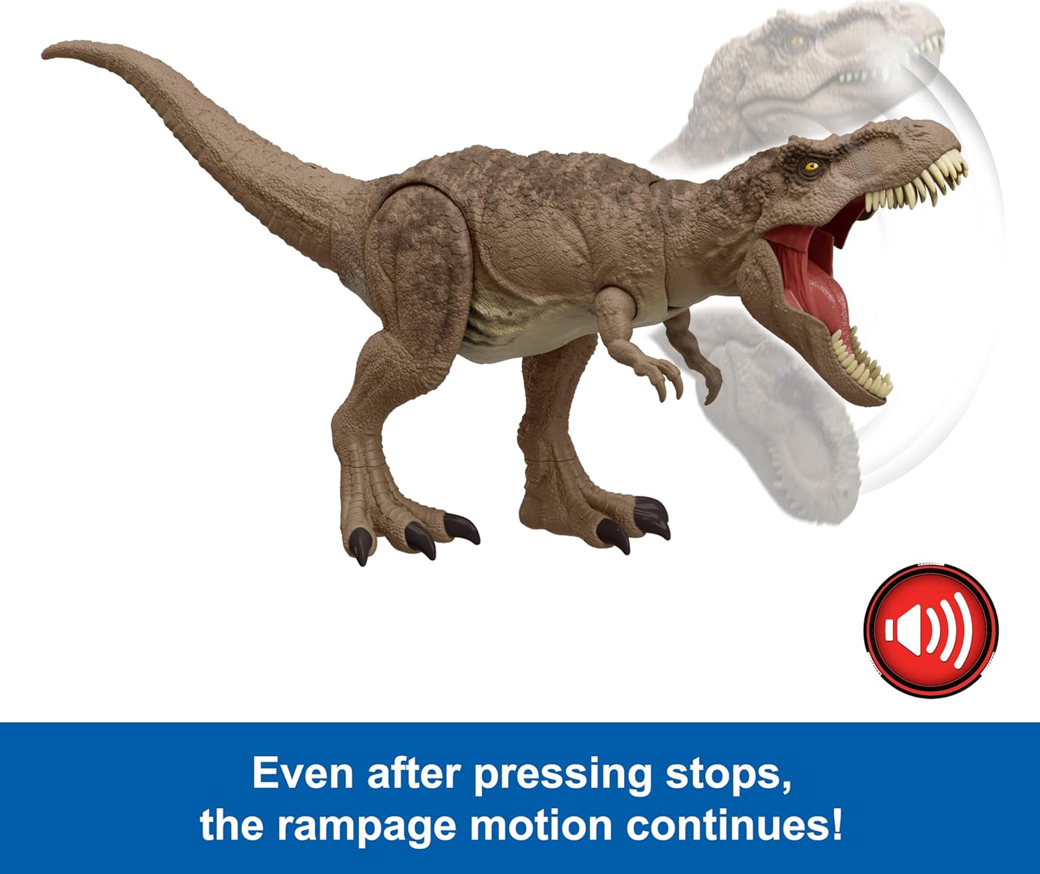 Tyrannosaurus Rex Dinosaur Action Figure Toy with Evolved Spikes S6736