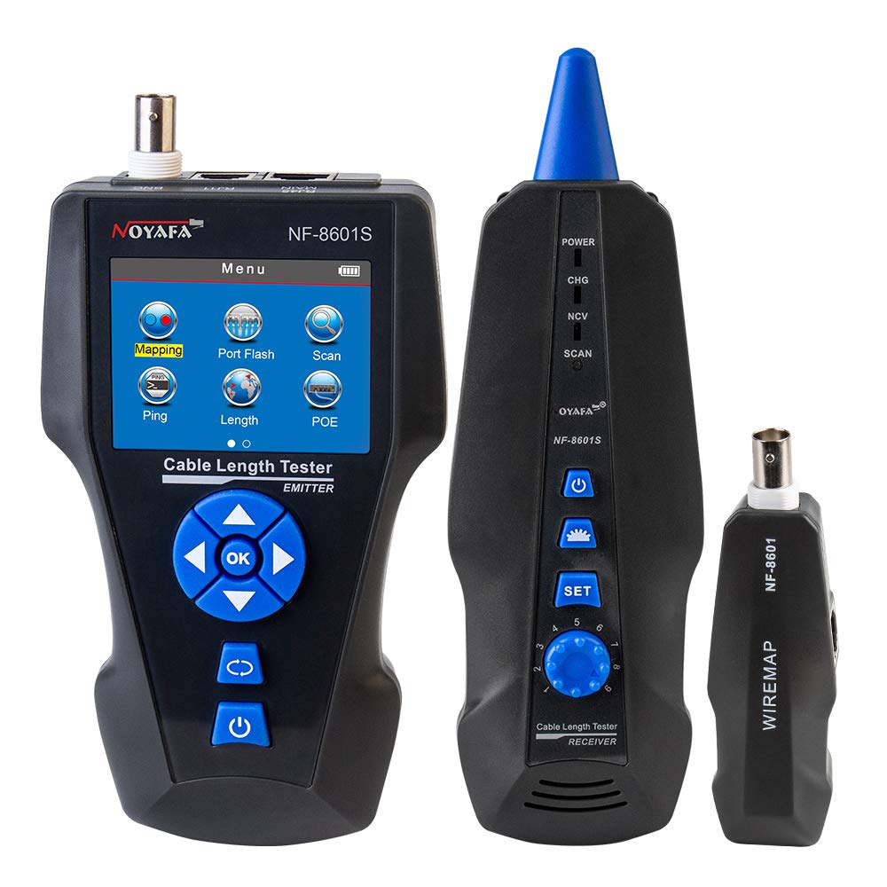Network Cable Tester RJ11 RJ45 BNC Ethernet LAN Cable Tester H605