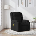 Black Fabric Massage Recliner Chair with 6Point Vibration Massage X968702
