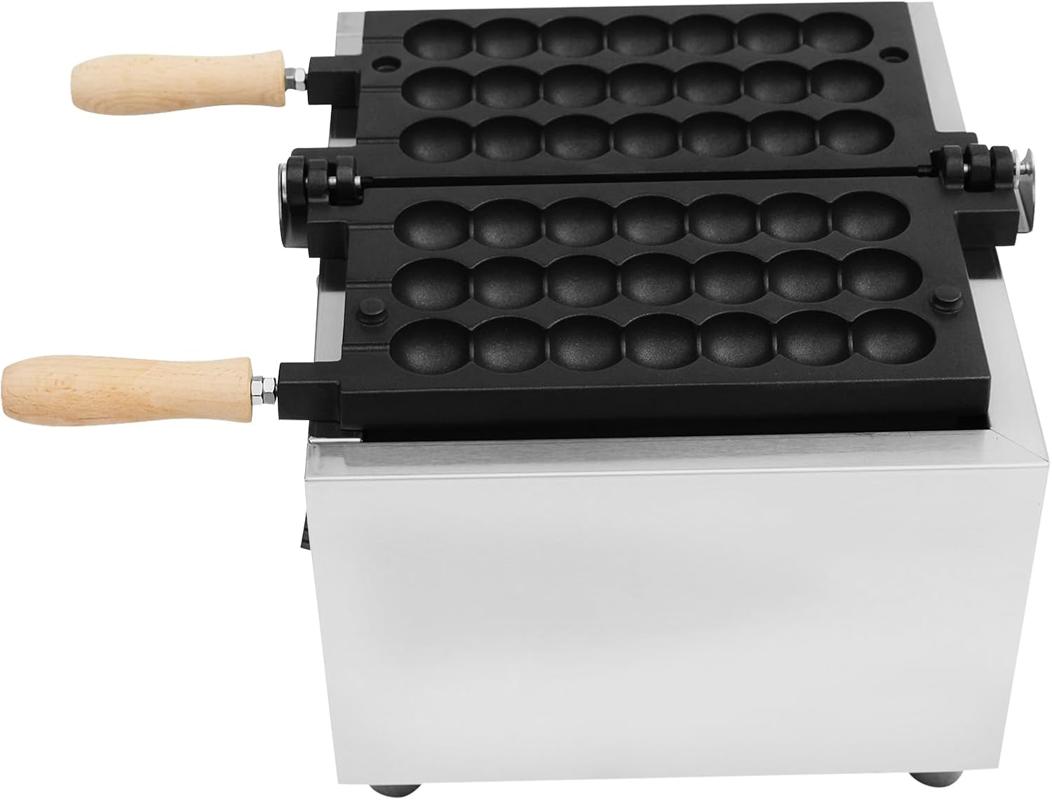 42pcs Commercial Electric Stainless Steel Nonstick Bubble Waffle Maker Y8907