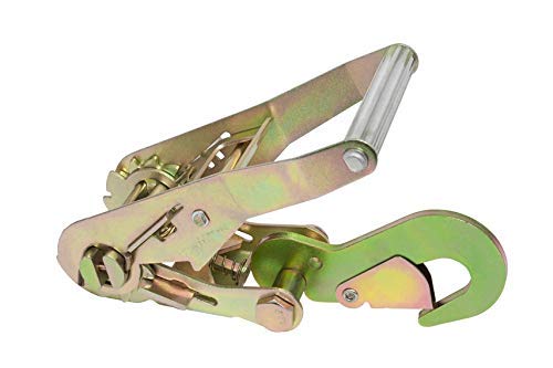 (4 Pack) 2"x144" Car Tie Down Straps with Ratchet Snap Hooks & 33" Over The Wheel Tire Straps K1990