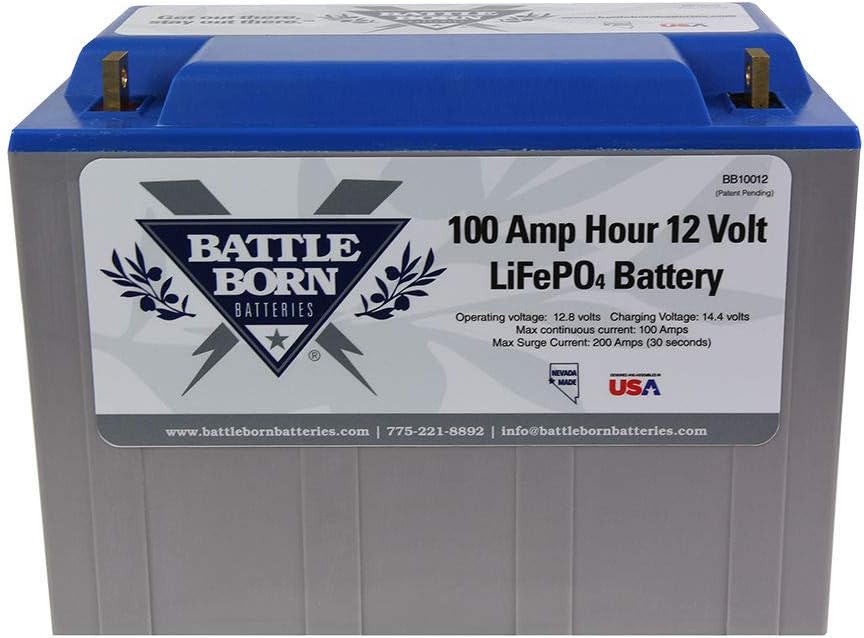 100Ah 12v LiFePO4 Deep Cycle Battery with Built-In BMS J8788