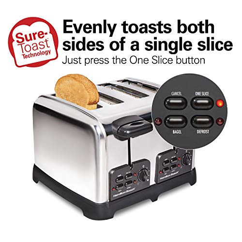4 Slice Retro Toaster with Wide Slots C786852