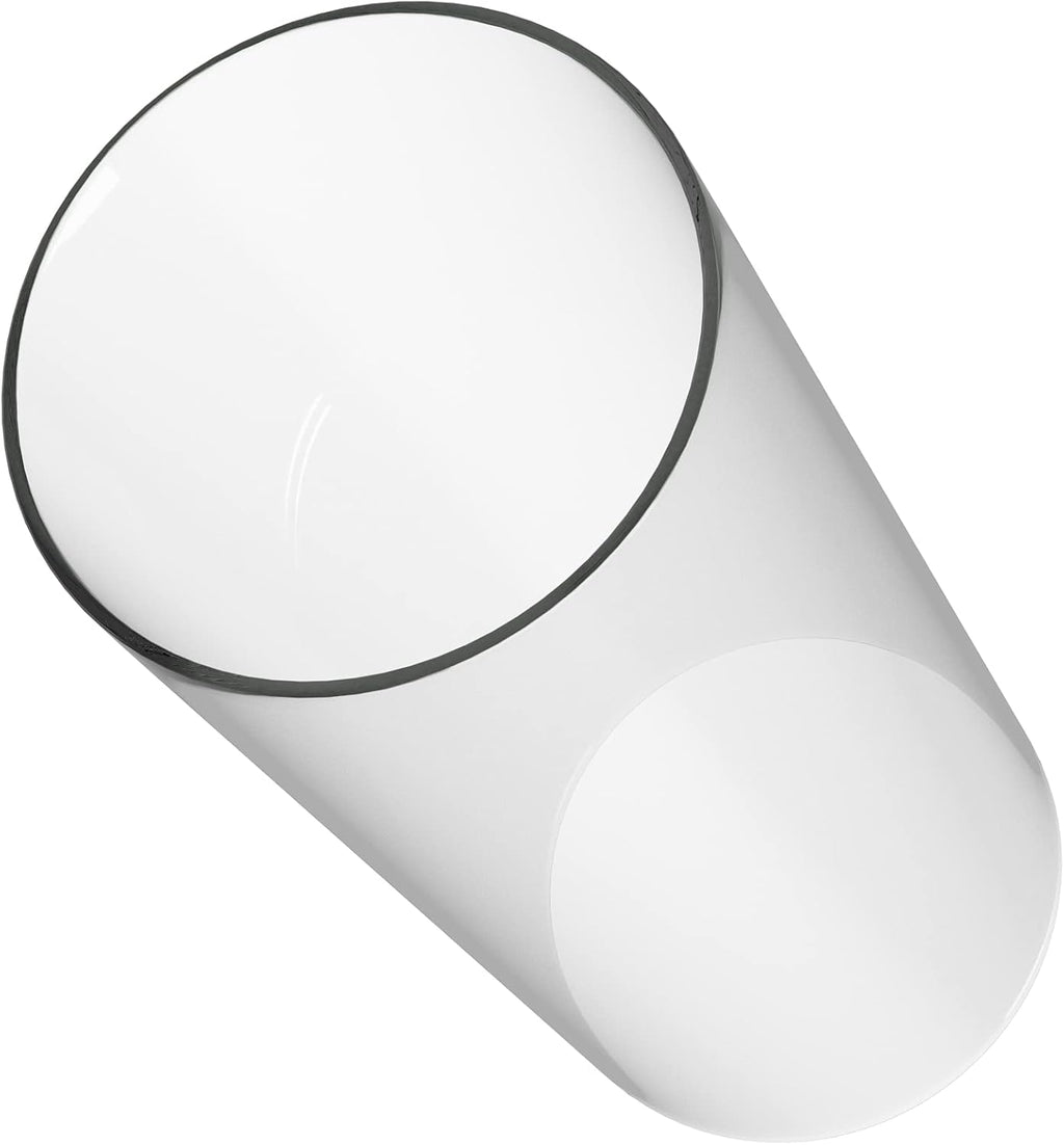 Clear Borosilicate Glass Candle Holder Diameter 6 Height 8 Z9393