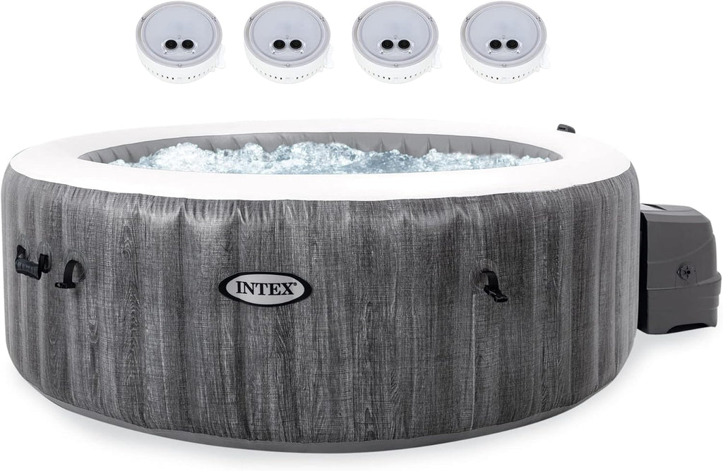 Greywood Inflatable Hot Tub with 4 LED Lights V26158