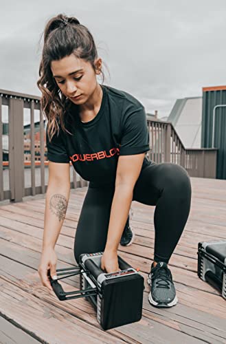 70-90 lb. Dumbbell Kit, Durable Steel Black Adjustable Dumbbell H7213