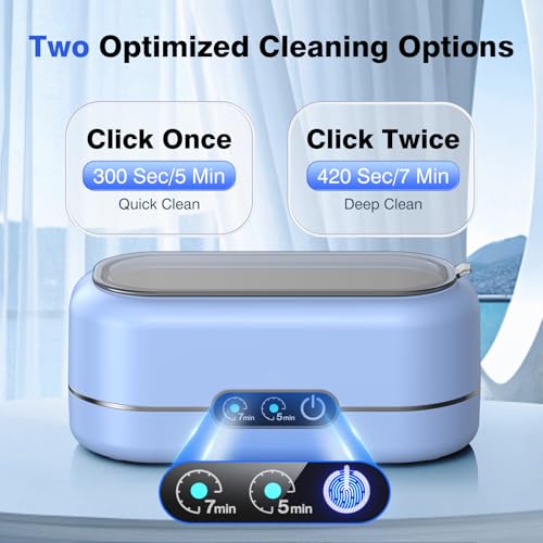 50KHz Ultrasonic Jewelry Cleaner with 304 Stainless Steel M747