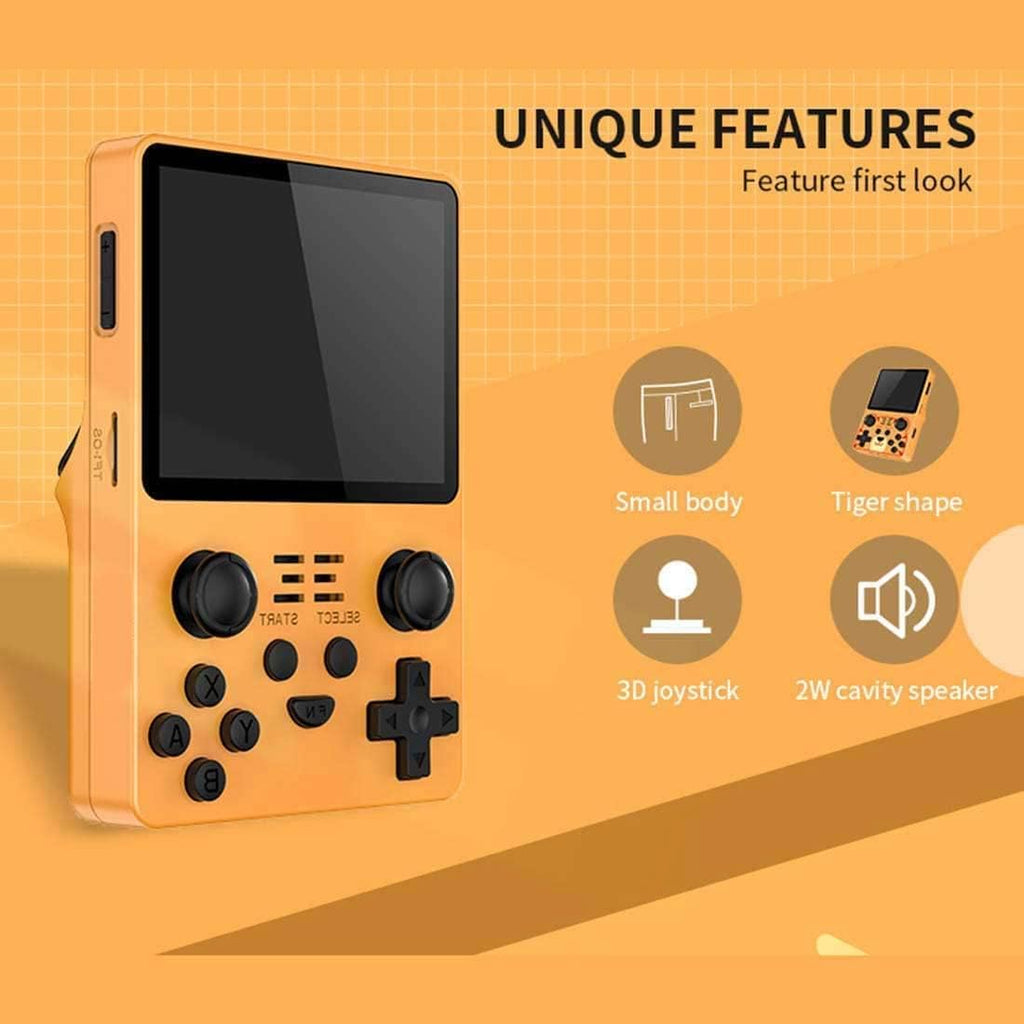 Handheld Retro Game Console (Blue, 64GB) Z29655