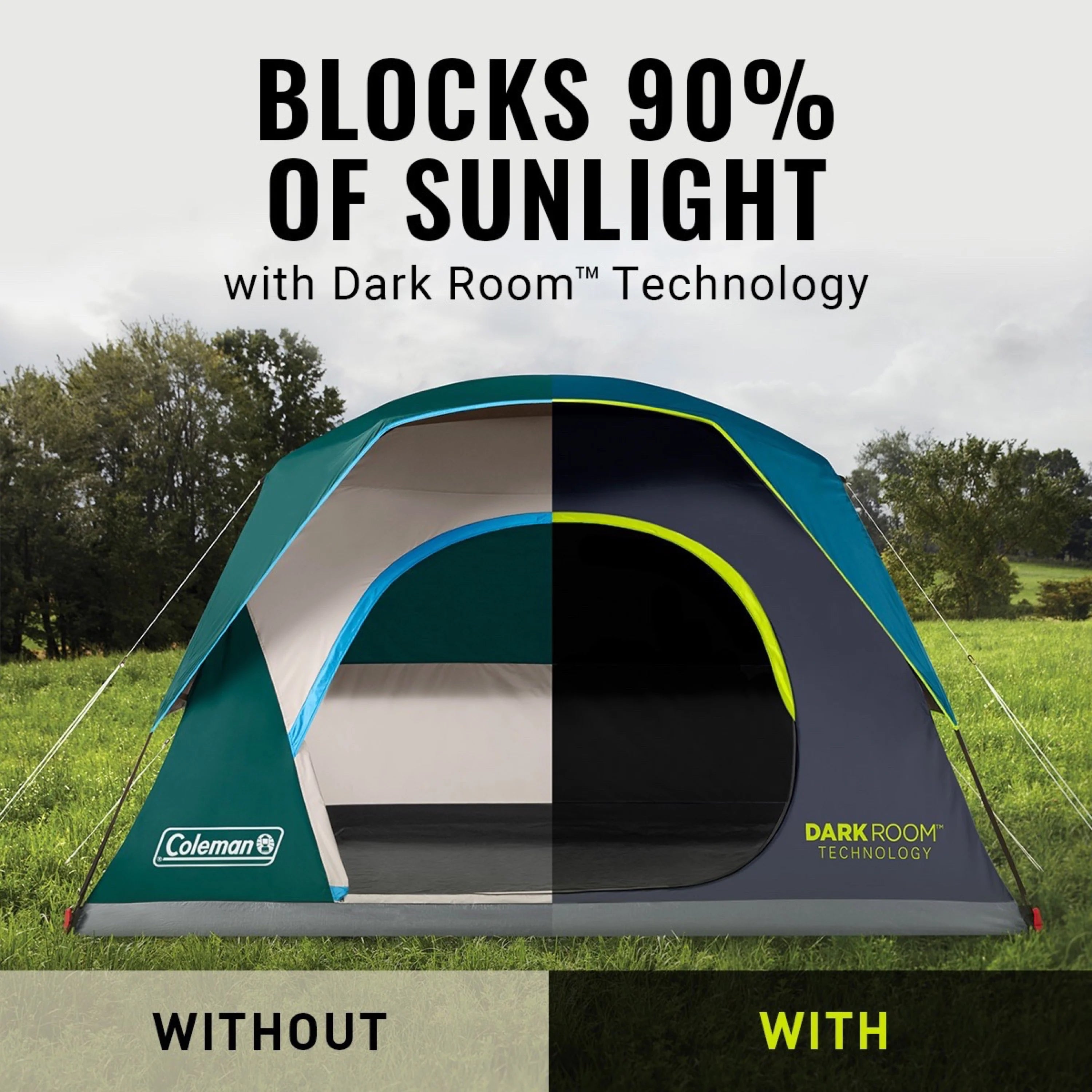 6 Person Dark Room Skydome Tent A994969