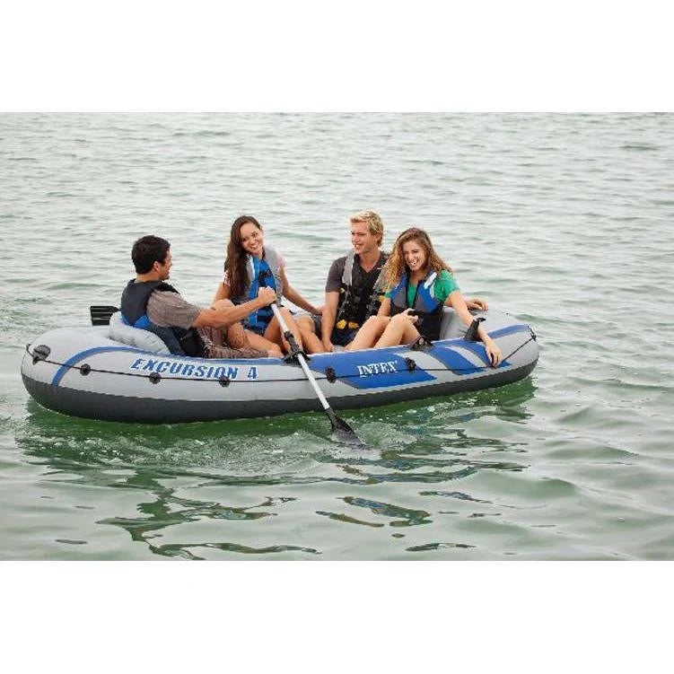 Inflatable Rafting Boat Set with 2 Oars N492096