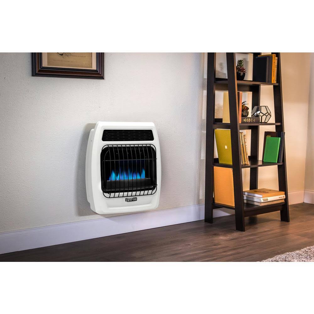 10,000 BTU Blue Flame Natural Gas Thermostatic Wall Heater A547