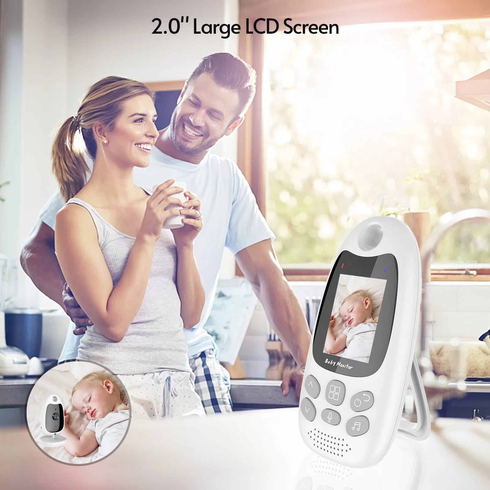2.0 Inch LCD Screen Digital Video Monitor J2490