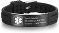 Silicone Medical Alert Bracelets I190047