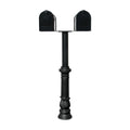 Twin Mailbox Post System with Fluted Base, 2 Mailboxes F2427