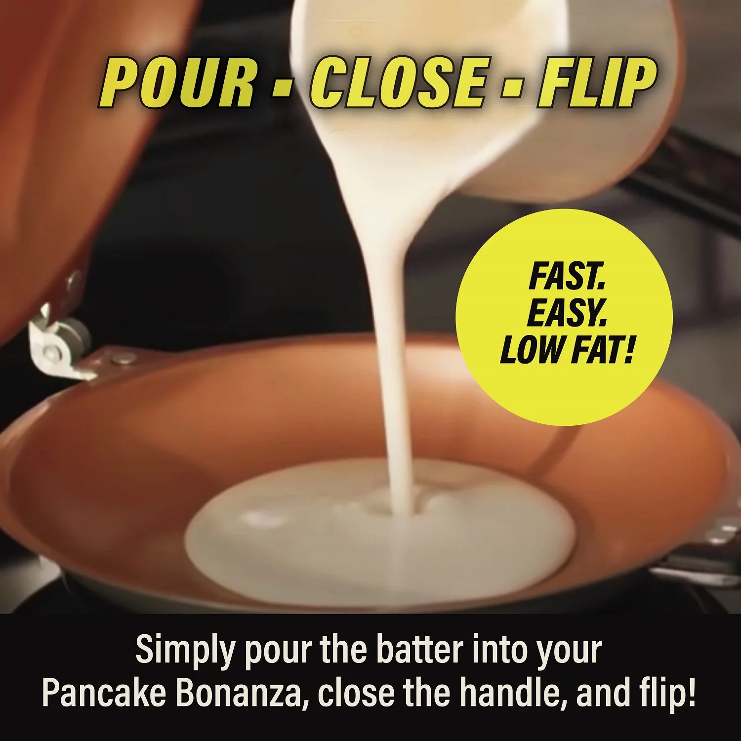 Nonstick Flip Pancake Pan I306