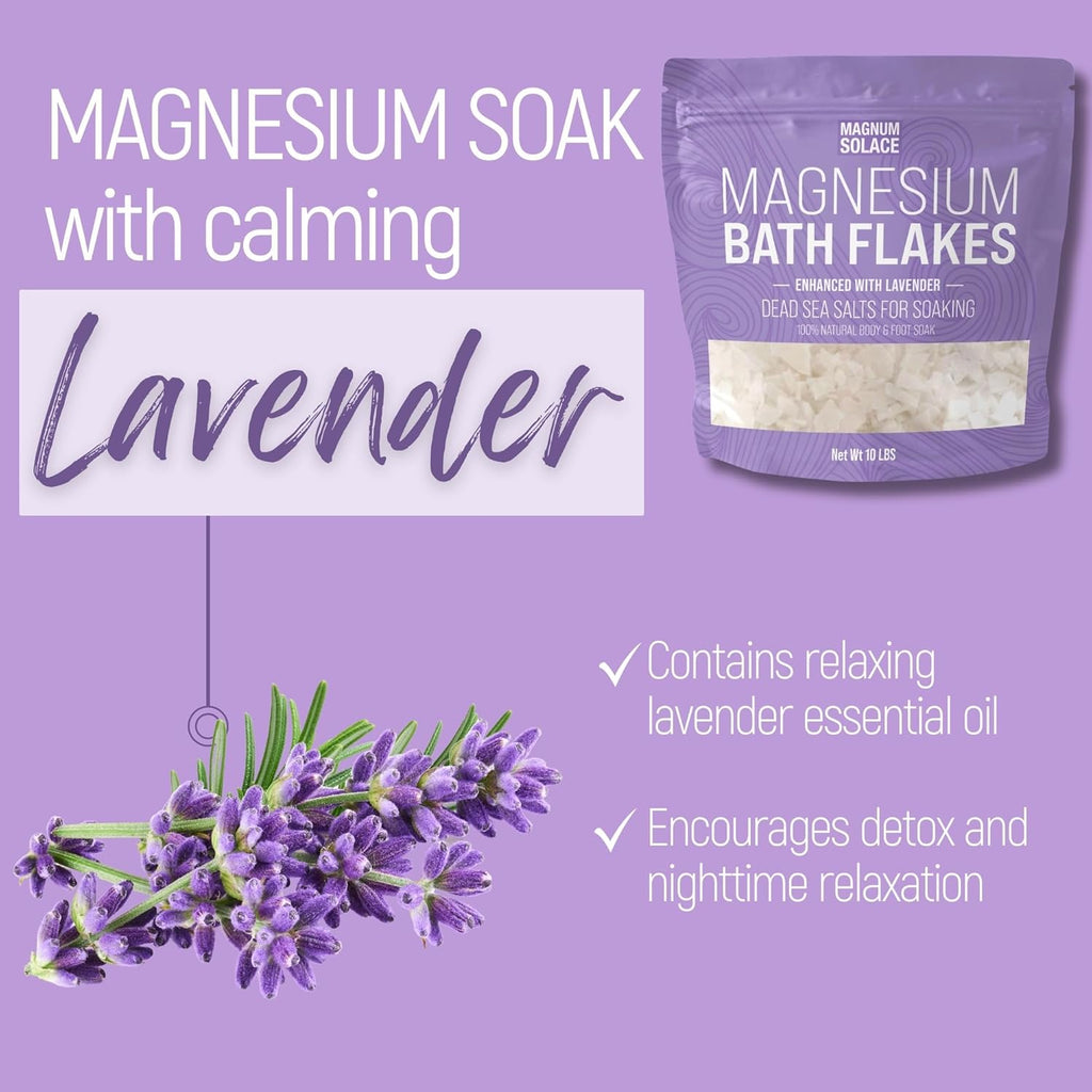 Magnesium Bath Flakes - Dead Sea Salt – 3 Pound Y1749