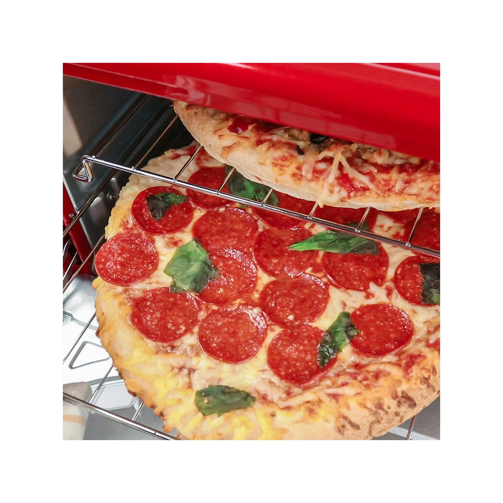Retro Red 12-Slice Convection Toaster Oven W8390