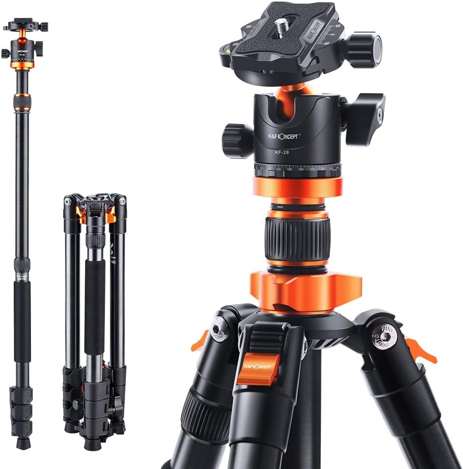 62 inch Aluminum DSLR Camera Tripod with Ball Head T146