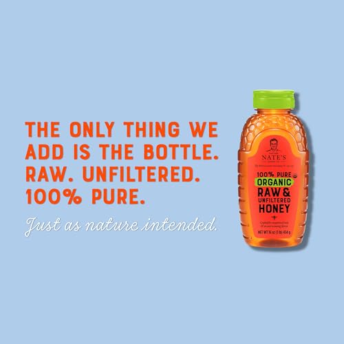 Organic Raw Unfiltered Honey - 32oz. Squeeze Bottle S7744
