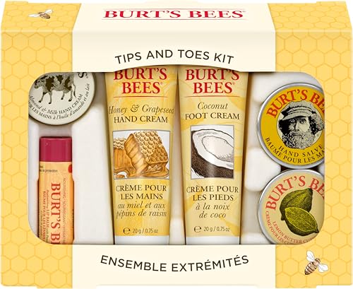6 Travel Size Hand Creams Foot Cream Cuticle Hand Salve Lip Balm Set G8612