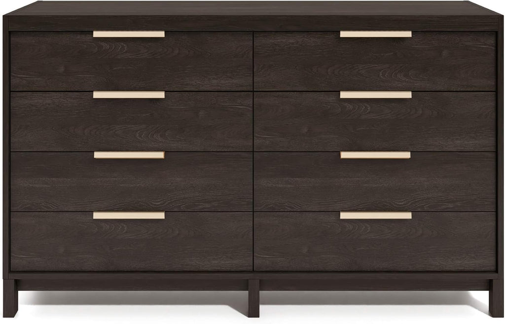8 Drawer Double Dresser Dark Chocolate N98213