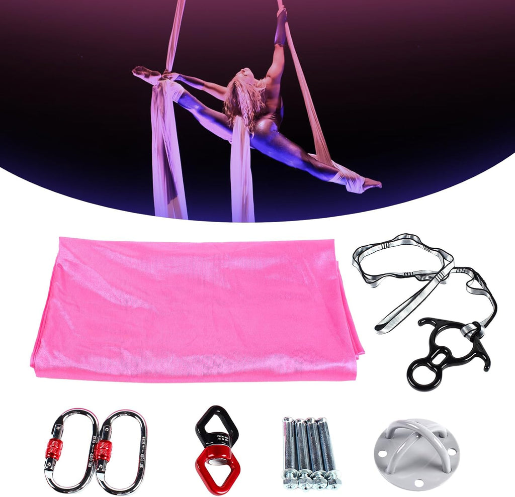 Aerial Yoga Hammock with Full Rigging Hardware F55396