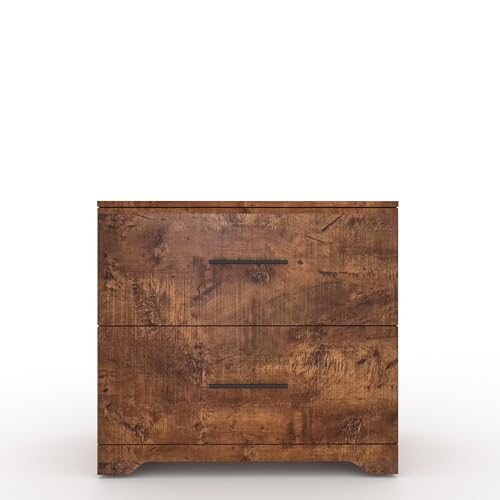 2 Drawer Wood Lateral File Cabinet H4974