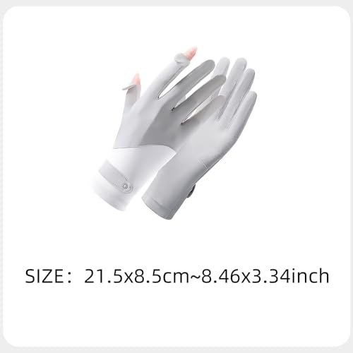 UV Sun Protection Touchscreen Gloves Full Finger Anti-Slip Cycling Gloves W3435