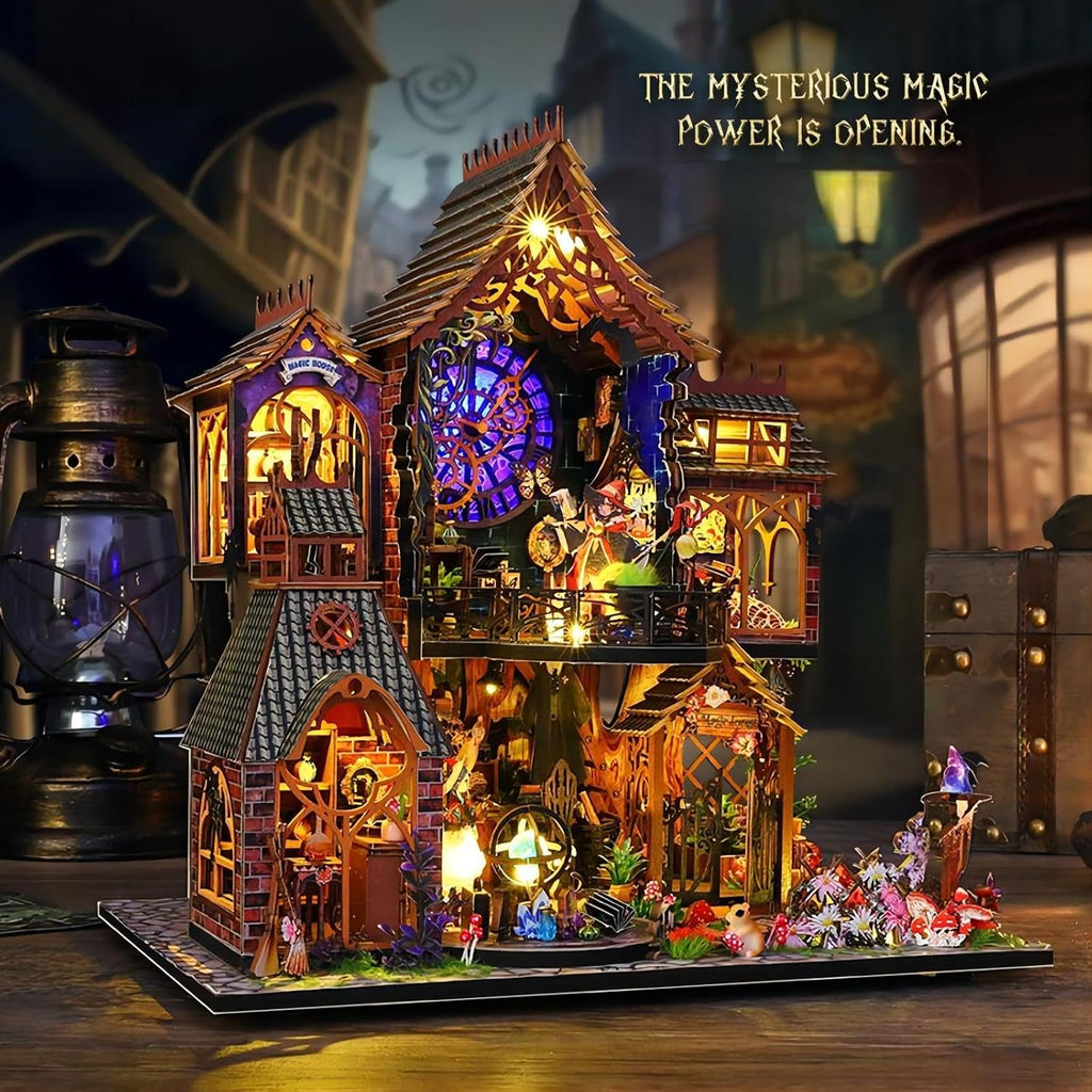 Miniature House Kit with Dust Proof Cover & Small Tools D65810