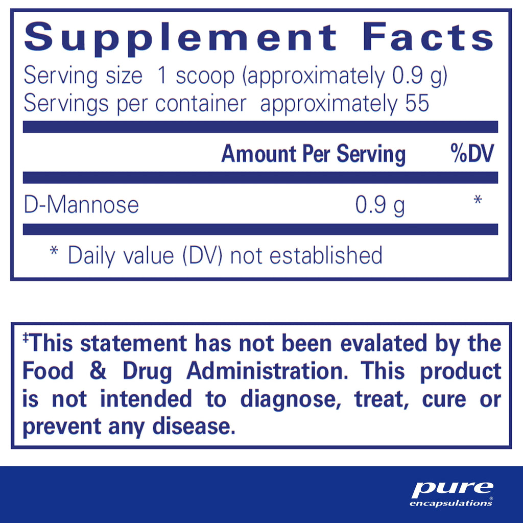 d-Mannose Powder Supplement, 1.76 Ounces T138312
