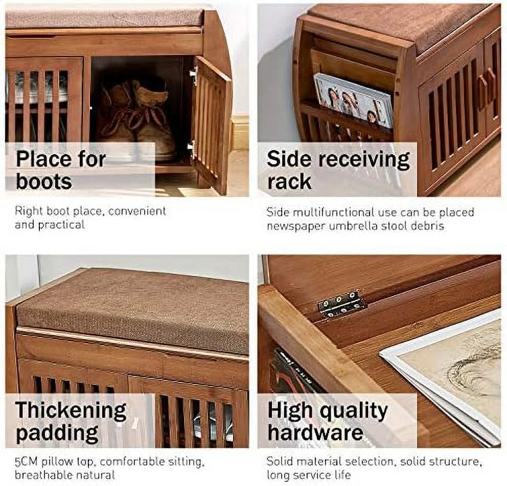 Shoe Bench with Detachable Cushion H4764